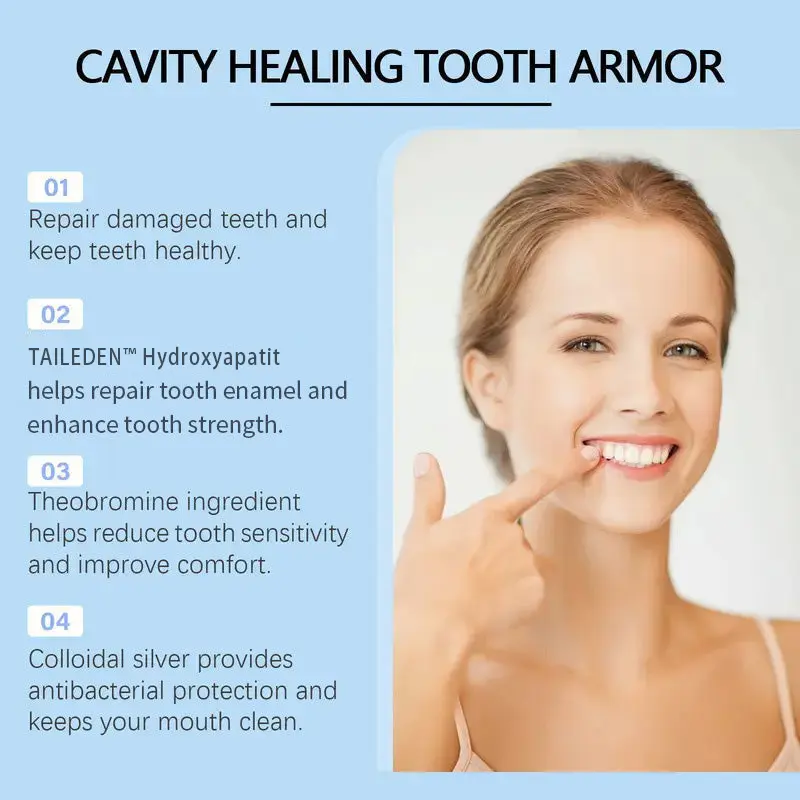 Fluoride-Free Hydroxyapatite Tooth Armor Drops & Enamel Repair - Image 7