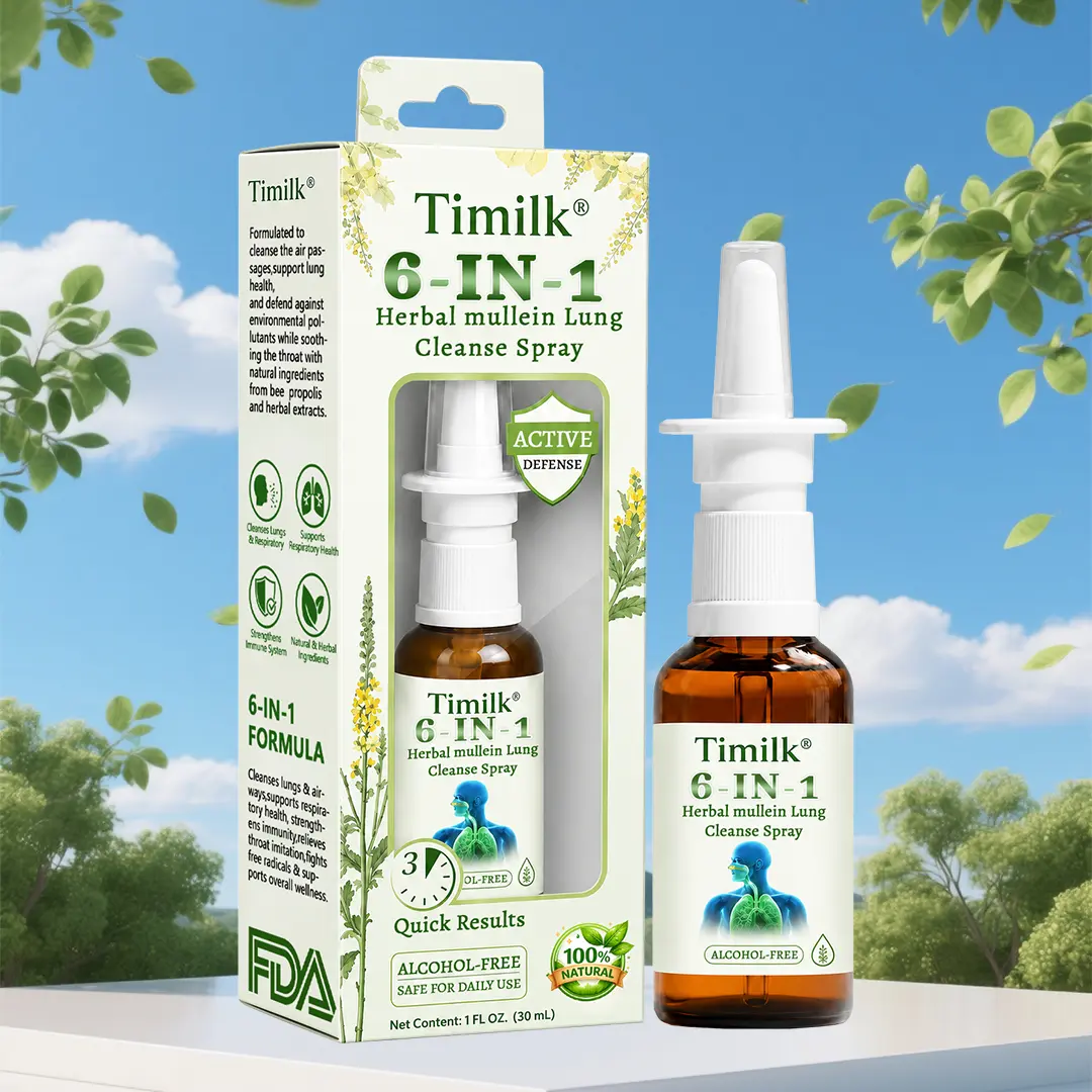 6-in-1 Herbal mullein Lung Cleanse Spray