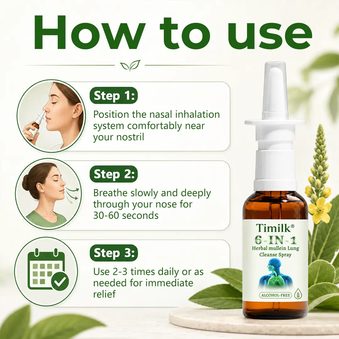 6-in-1 Herbal mullein Lung Cleanse Spray - Image 12