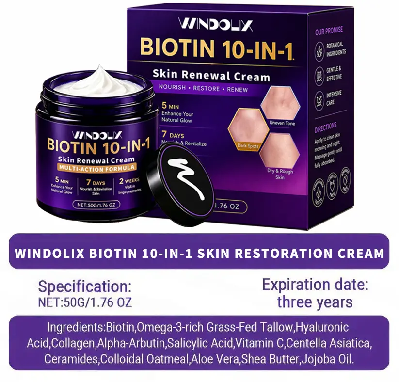 Biotin 10-in-1 Skin Restoration Cream - Image 6