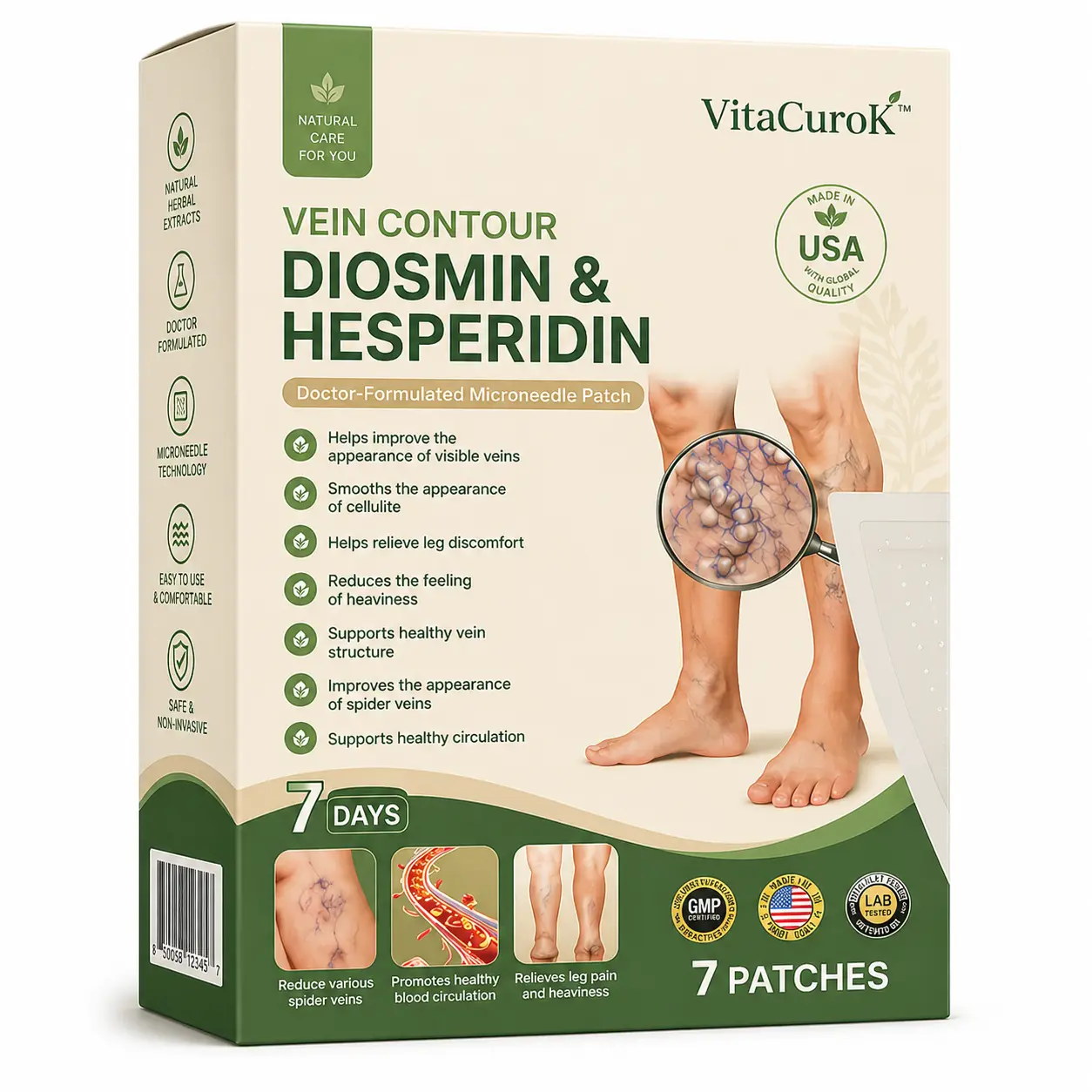 -VeinTarget Microneedle Patch