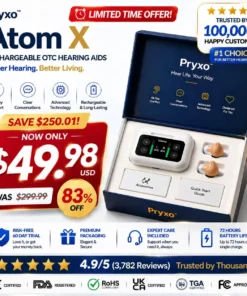 2026 PRYXO Atom X PRO— Invisible + AI Noise Reduction