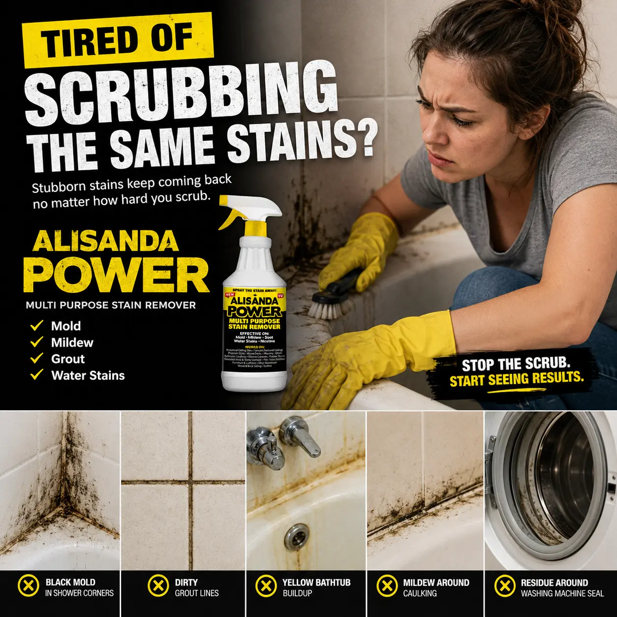 Alisanda Power Multi-Purpose Stain Remover Landing Page - Image 2