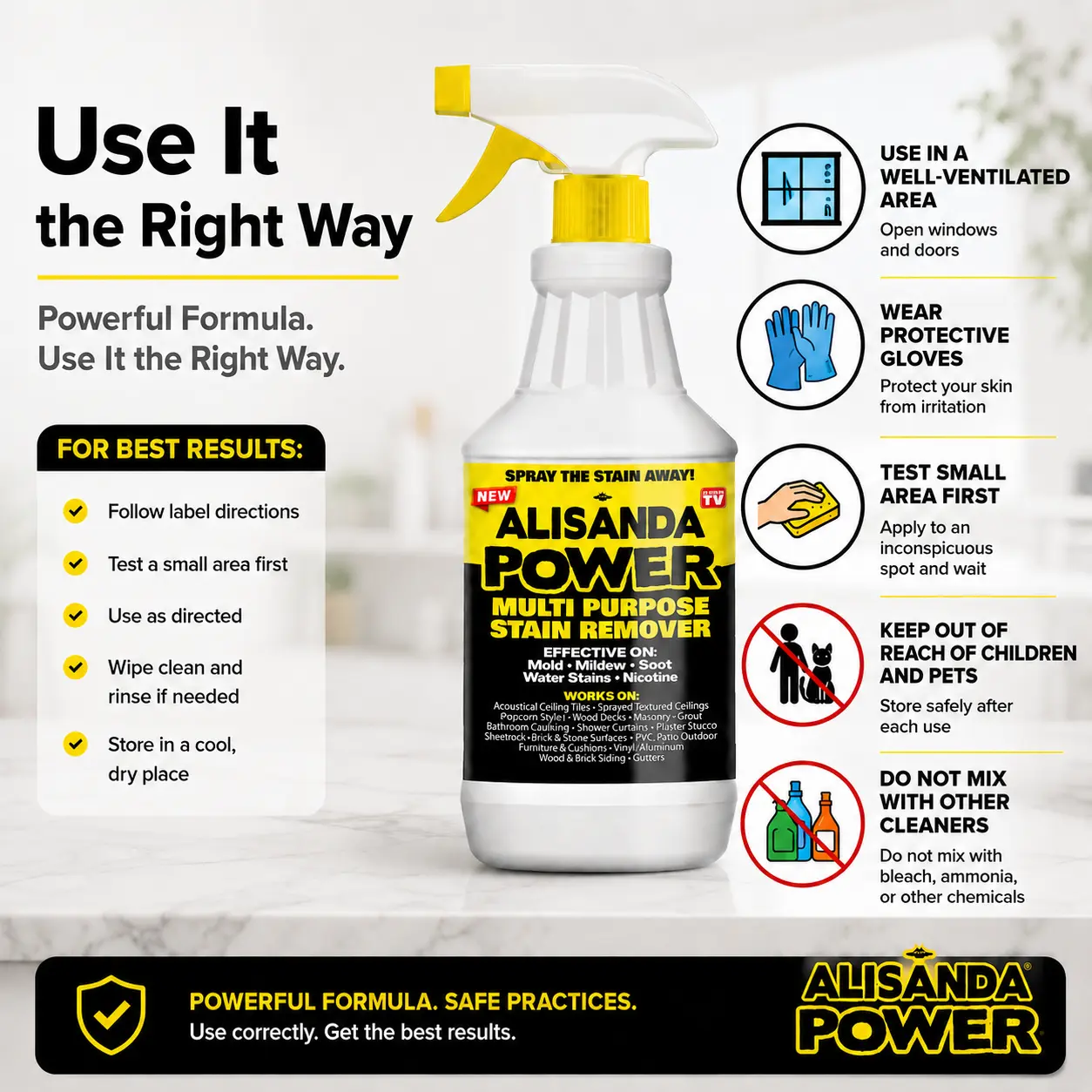 Alisanda Power Multi-Purpose Stain Remover Landing Page - Image 3