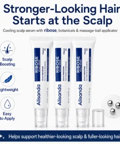 Alisanda RIBOSE Scalp Serum Roll-On for Fuller-Looking Hair