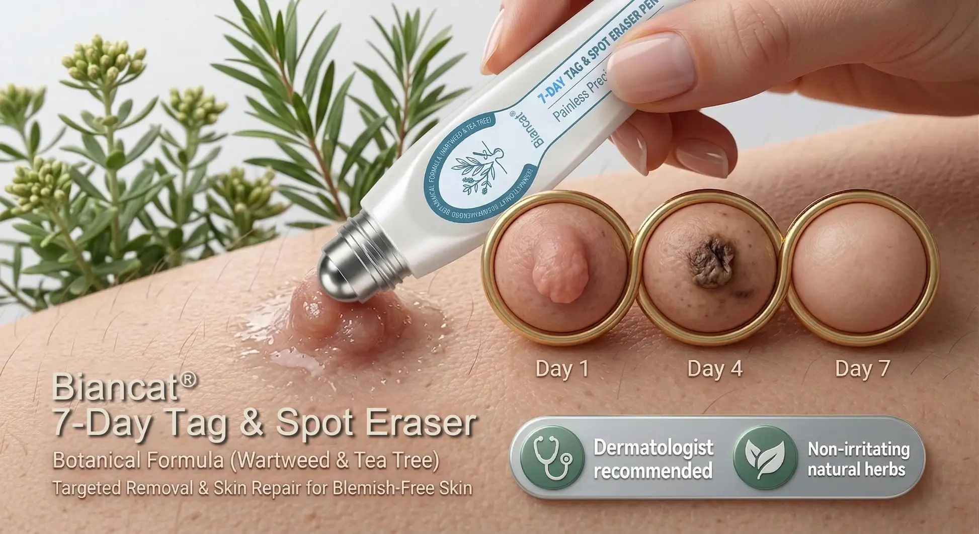 7-Day Skin Tag & Spot Eraser Painless & Scar-Free Advanced Imperfection Removal Rollerball Pen - Image 9