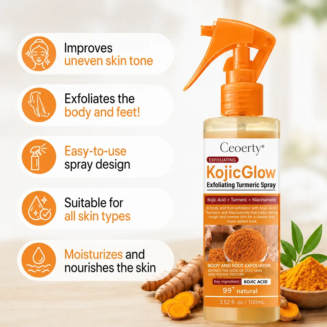 KojicGlow Exfoliating Turmeric Spray - Image 2