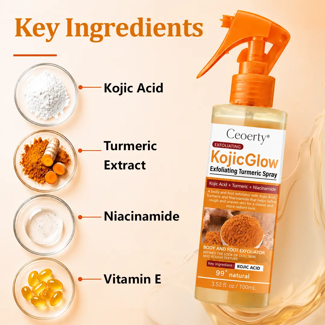 KojicGlow Exfoliating Turmeric Spray - Image 8