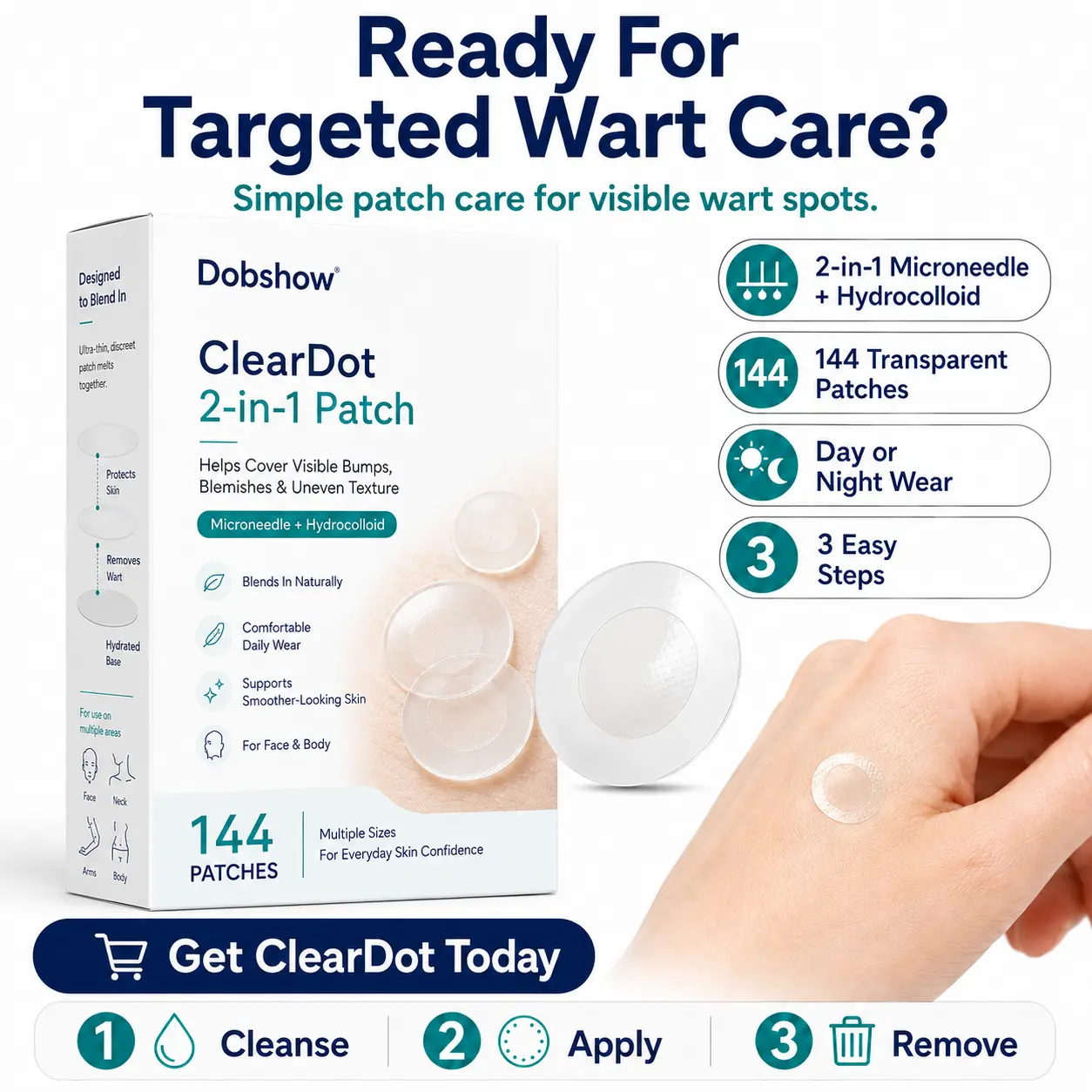 ClearDot 2-in-1 Patch