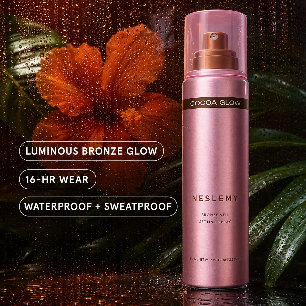 NESLEMY Bronze Veil Waterproof Setting Spray - Image 4