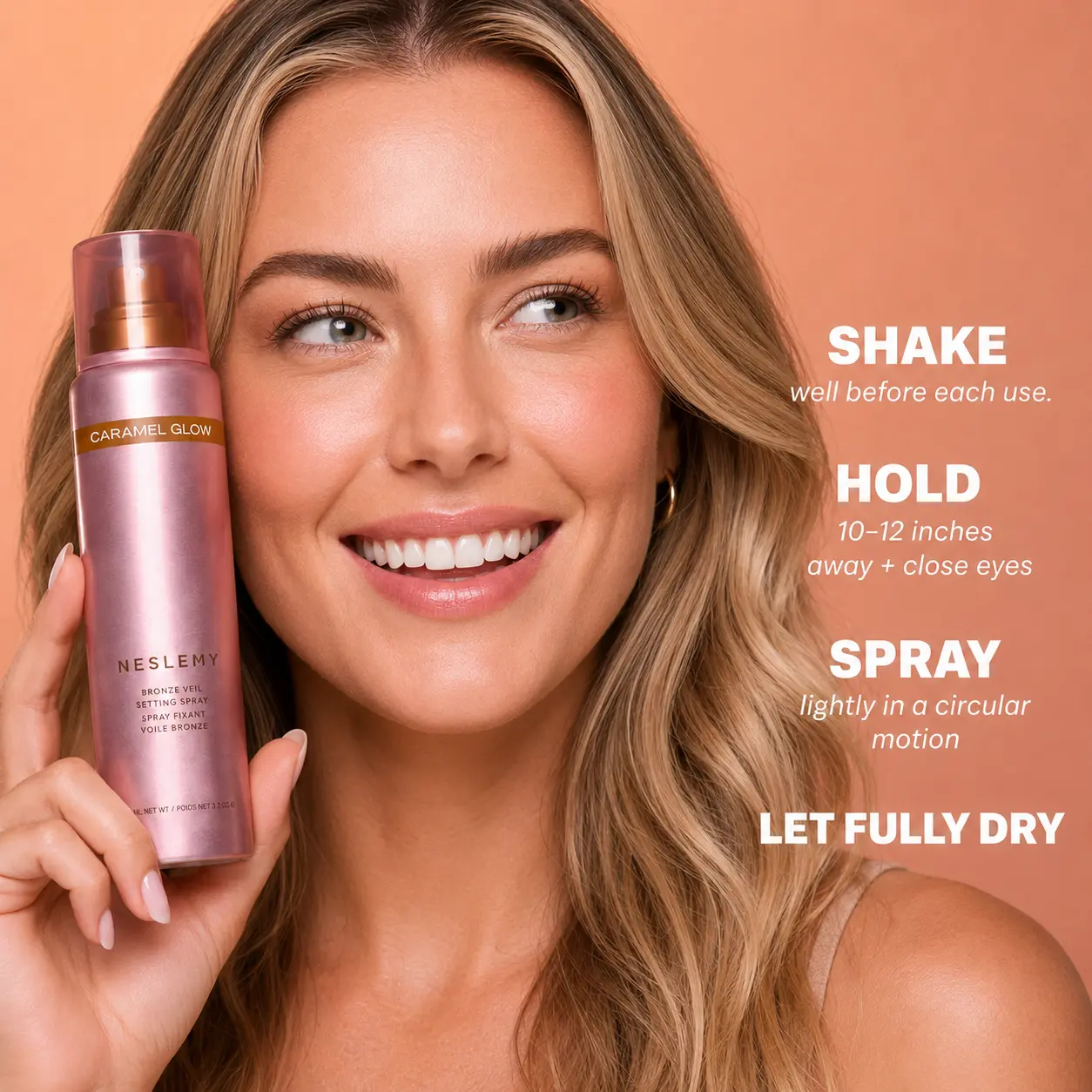 NESLEMY Bronze Veil Waterproof Setting Spray - Image 8