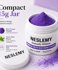 NESLEMY Purple Teeth Whitening Powder