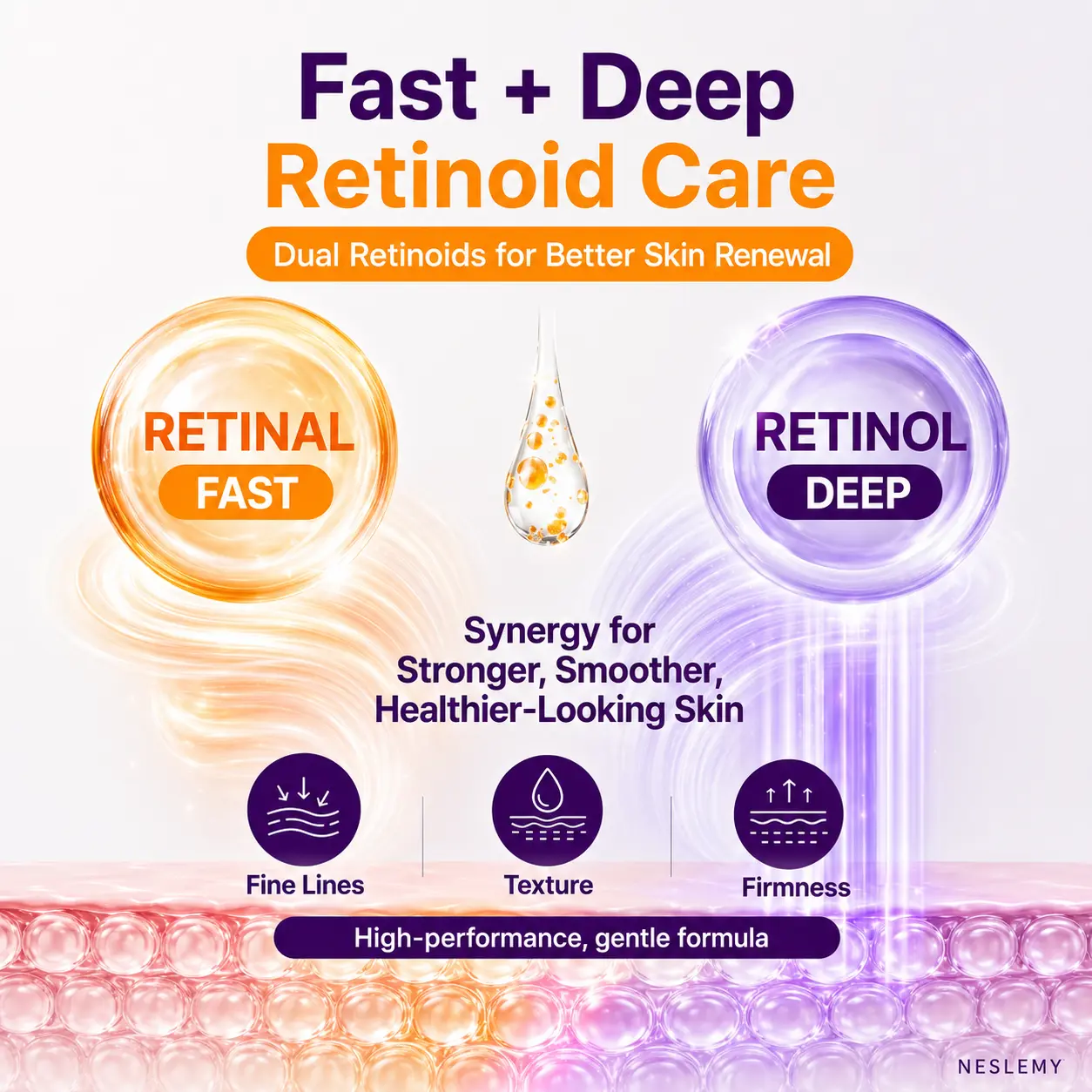 NESLEMY Retinol + Retinal NAD+ Firming Serum - Image 2