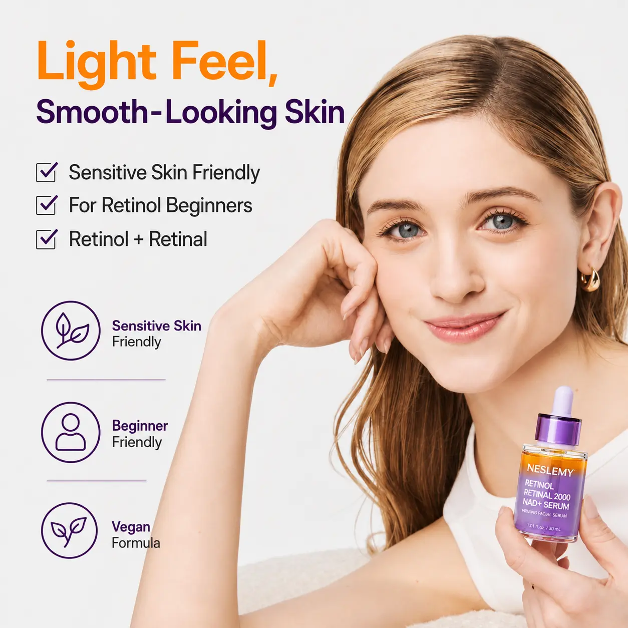 NESLEMY Retinol + Retinal NAD+ Firming Serum - Image 6