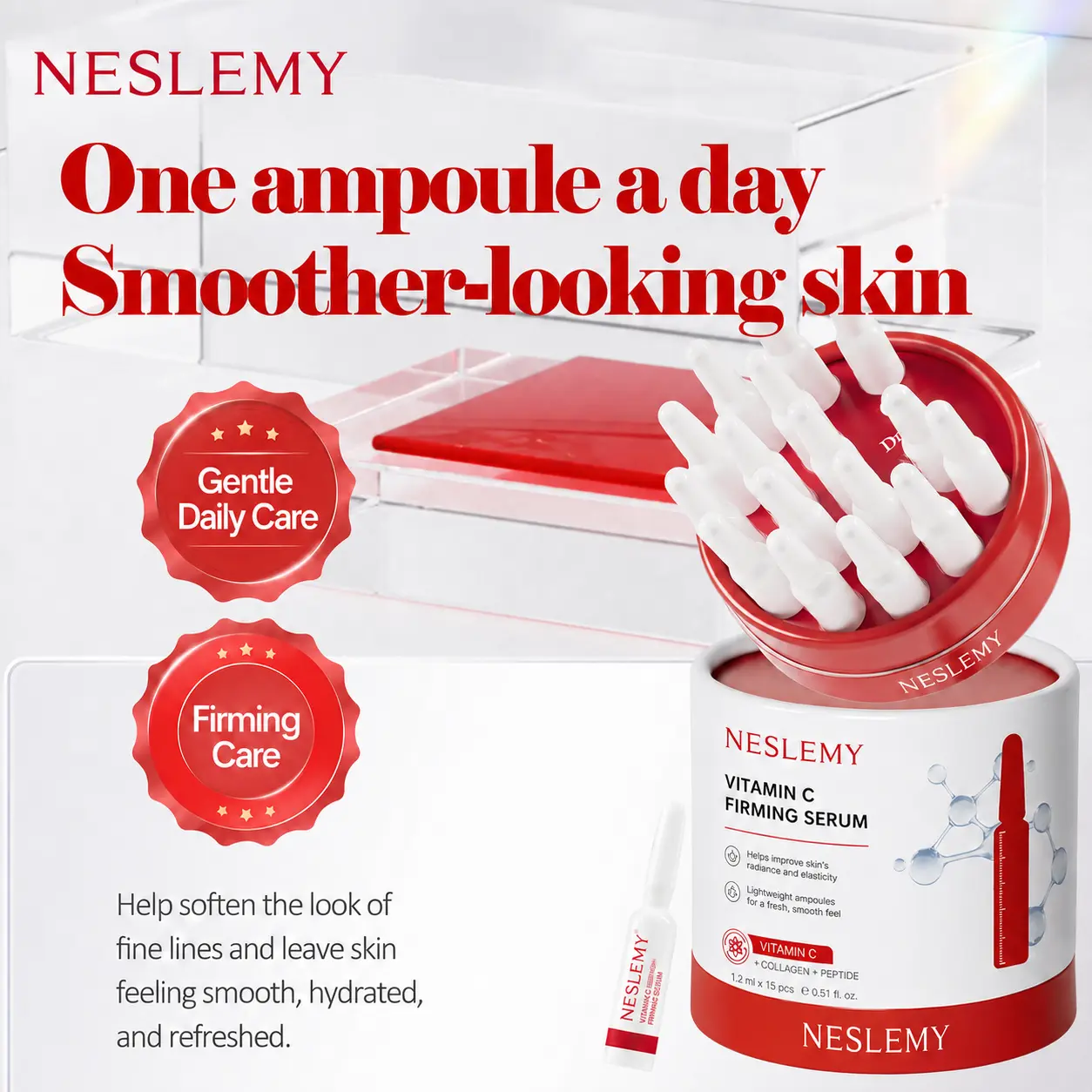NESLEMY Vitamin C Collagen Firming Serum Ampoules