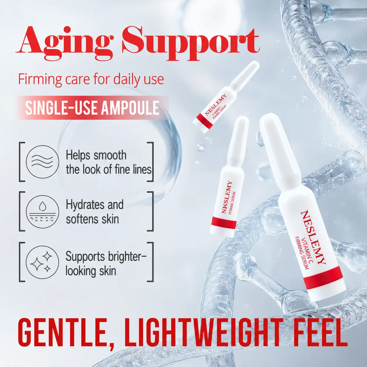 NESLEMY Vitamin C Collagen Firming Serum Ampoules - Image 5