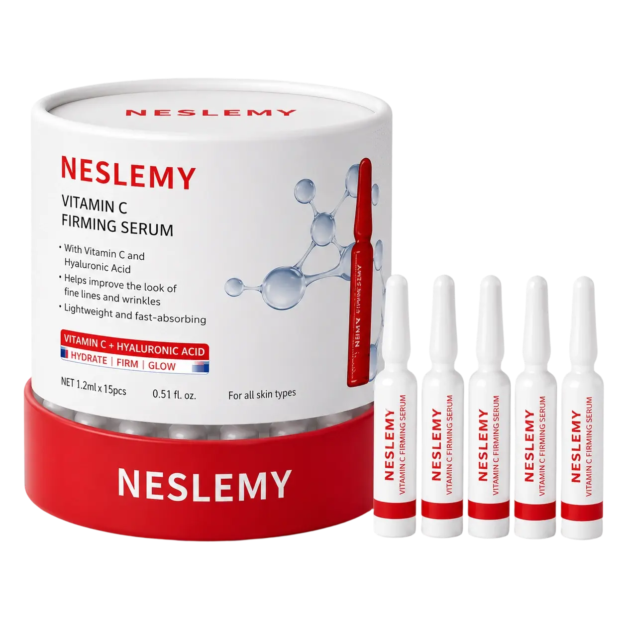 NESLEMY Vitamin C Collagen Firming Serum Ampoules - Image 7