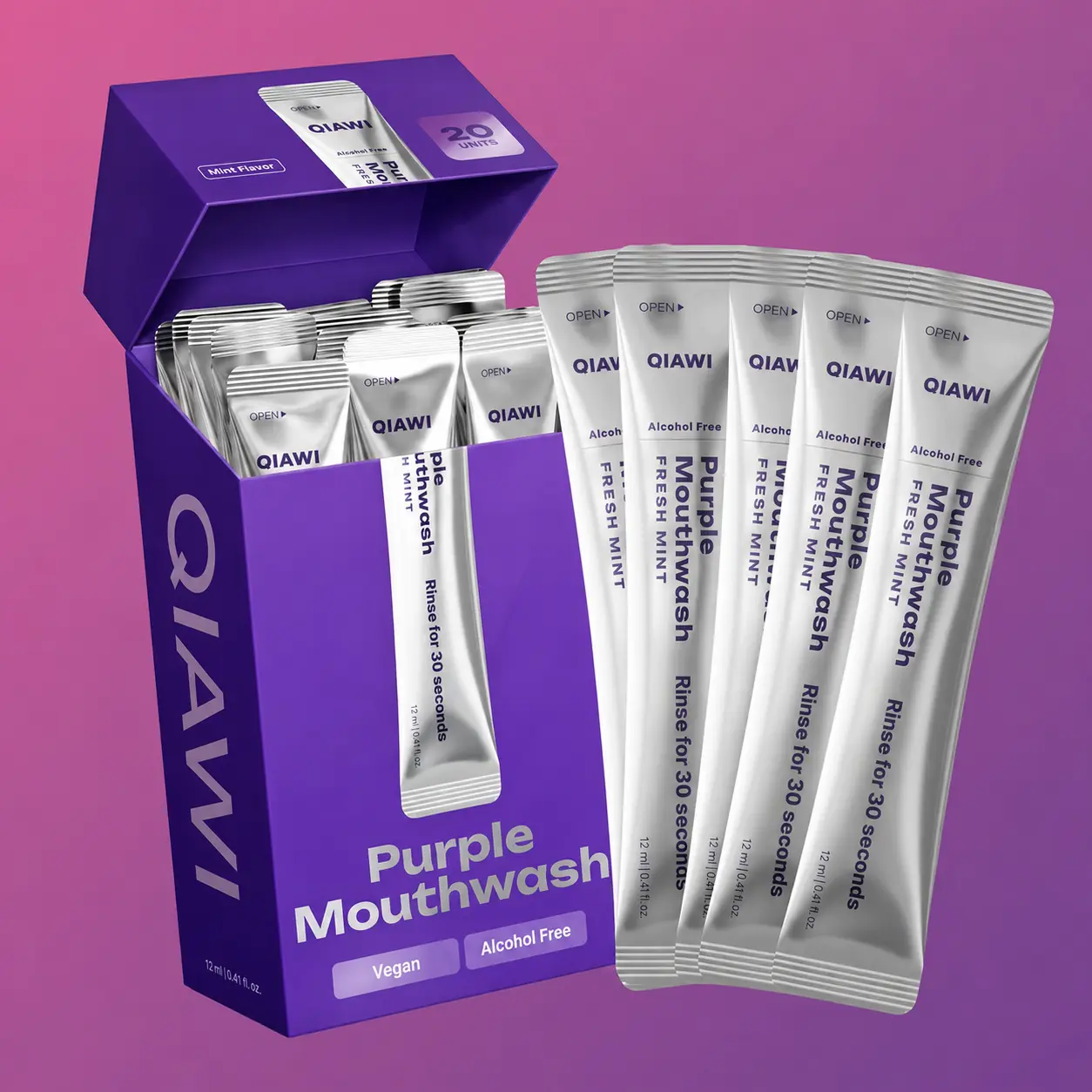 QIAWI Purple Mouthwash — Fresh Breath in 30 Seconds - Image 7