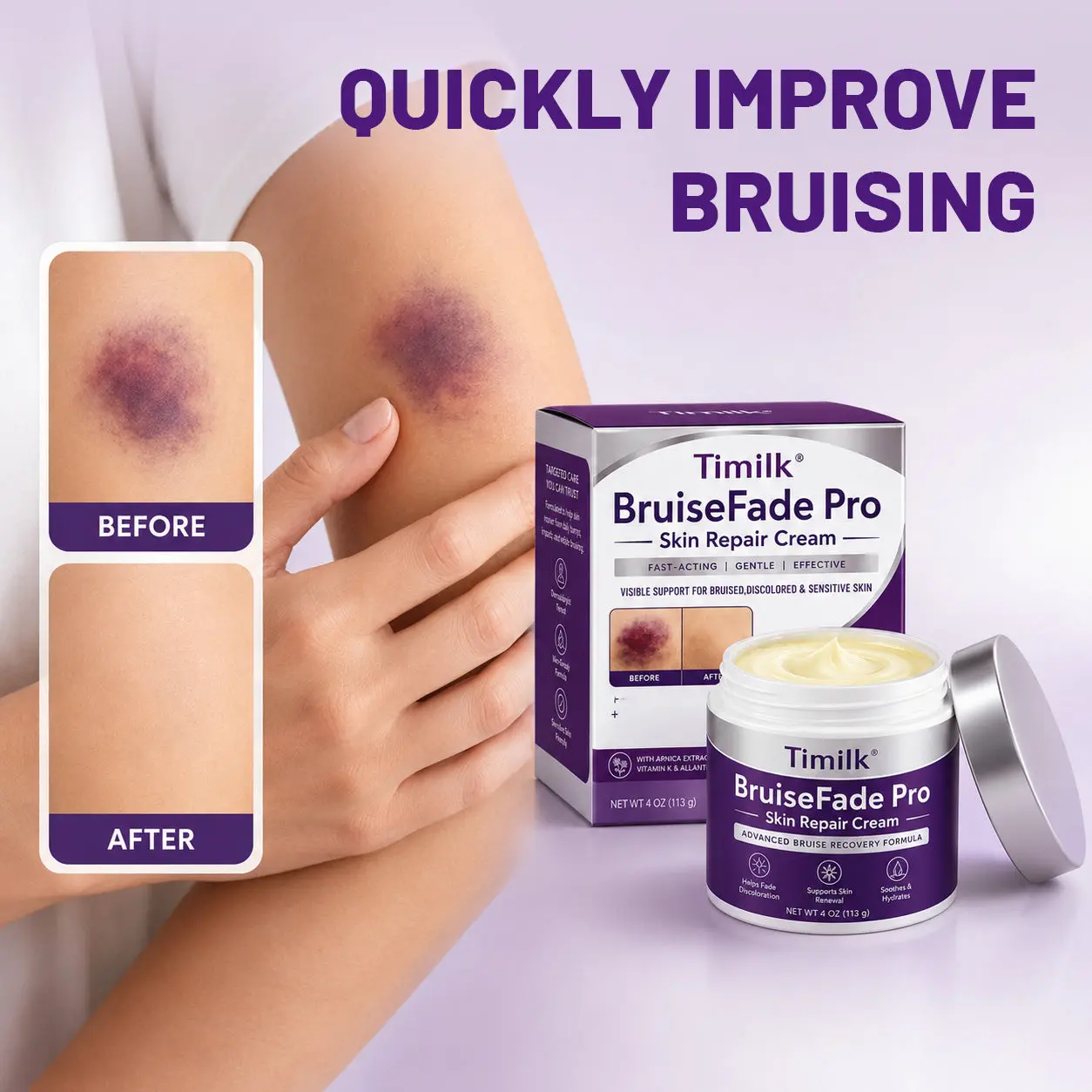 BruiseFade Pro Skin Repair Cream - Image 2