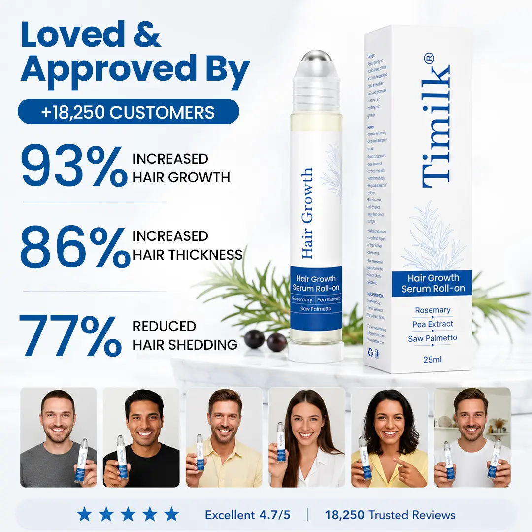 Hair Growth Serum Roll-On – 3% Rosemary Oil Scalp Treatment for Thicker - Image 5