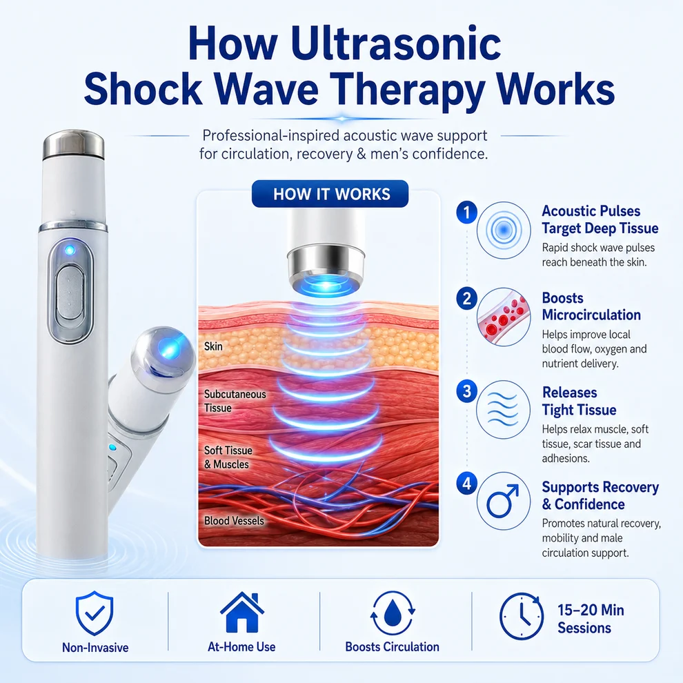 Ultrasonic Shock Wave Therapy Massager - Image 3