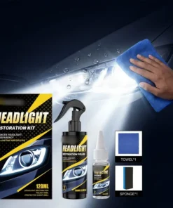 Professional Headlight Polish and Sealant Kit