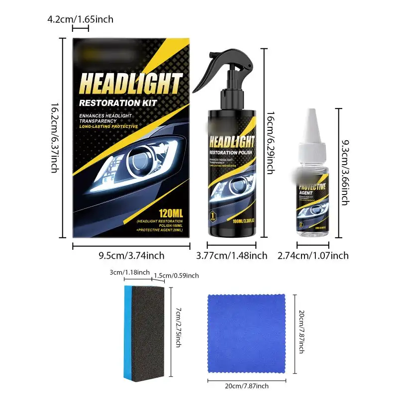 Professional Headlight Polish and Sealant Kit - Image 10