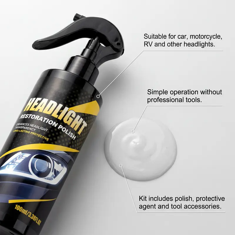 Professional Headlight Polish and Sealant Kit - Image 7