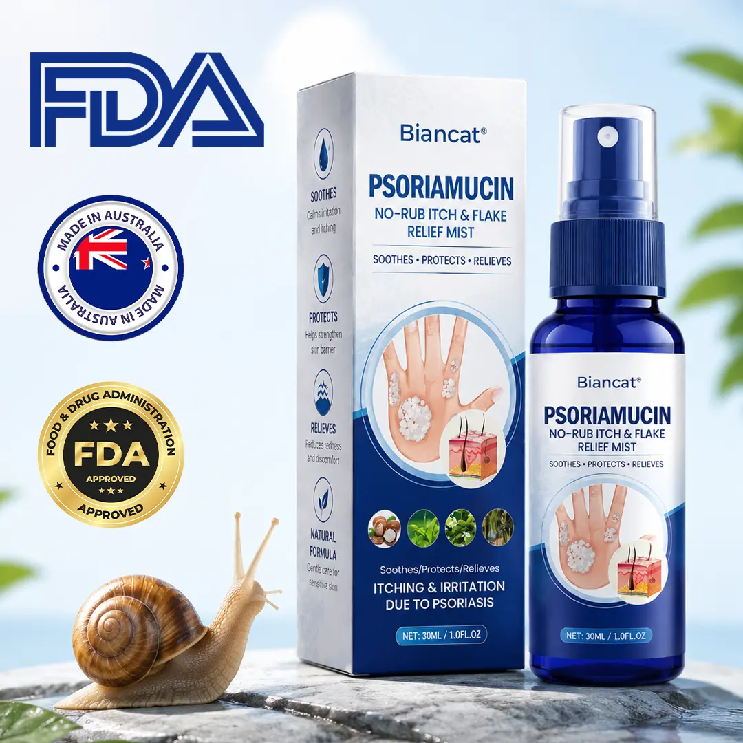 PsoriaMucin No-Rub Itch & Flake Relief Mist