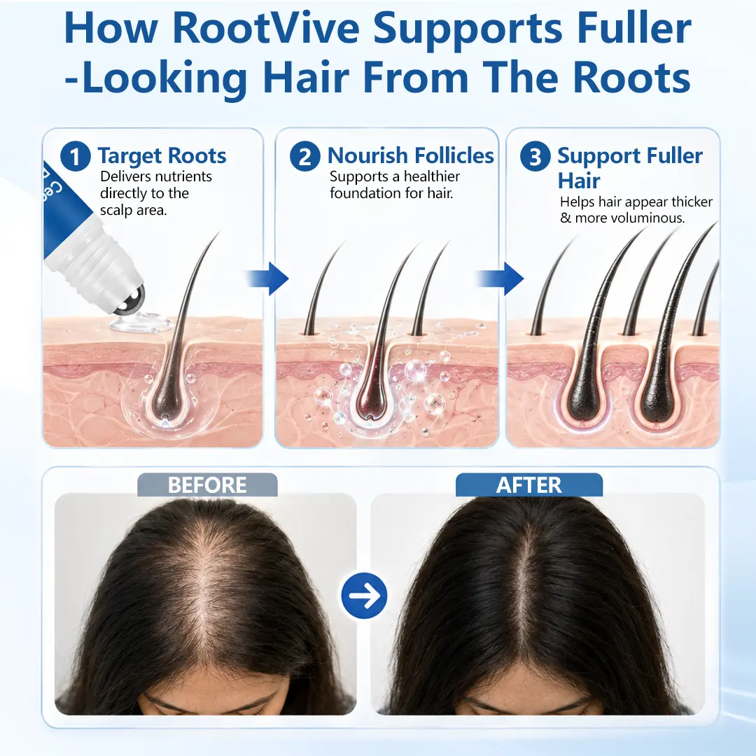 RootVive Hair Growth Serum Roll-On - Image 4