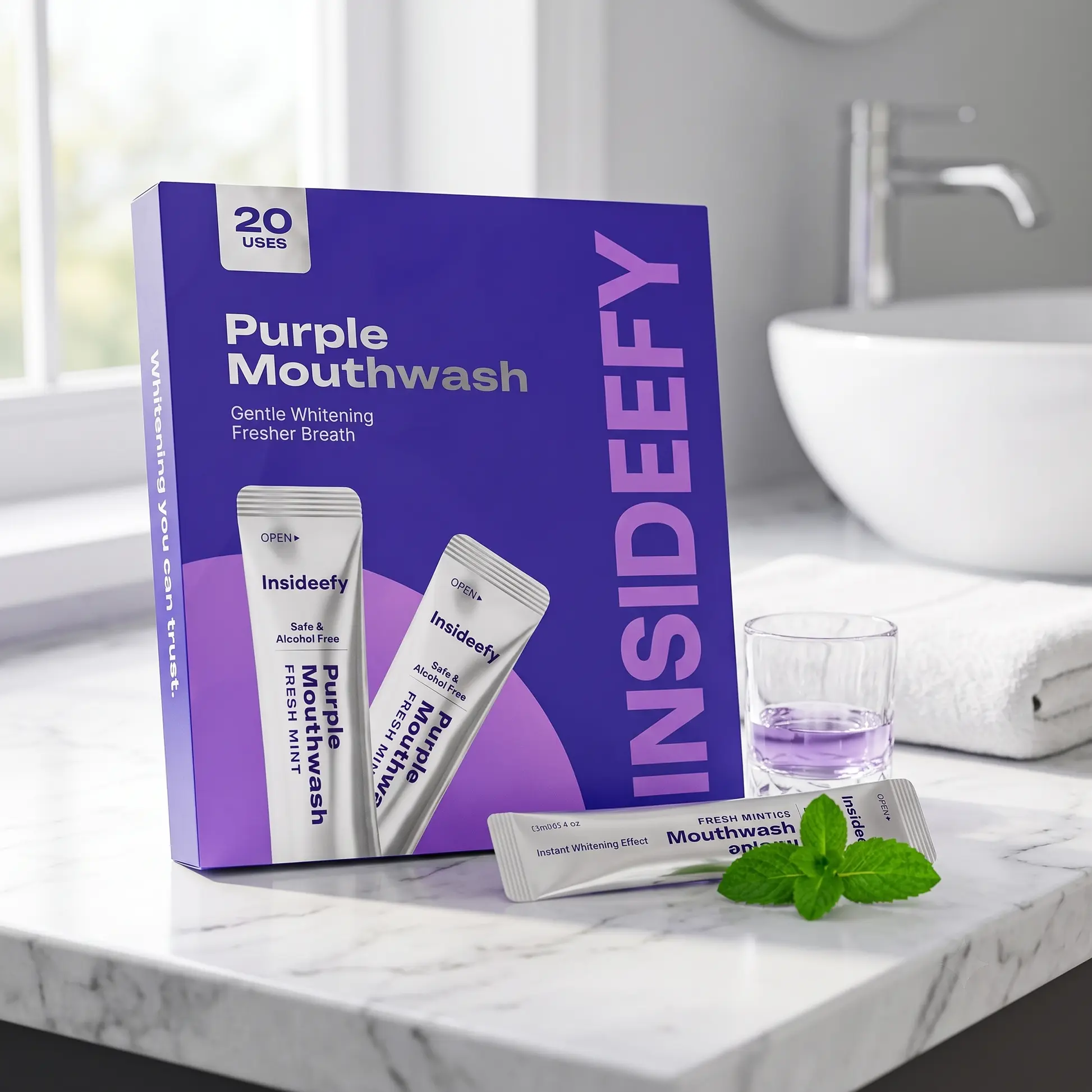 Purple Mouthwash