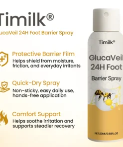 LIMETOW® GlucaVeil 24H Foot Barrier Spray