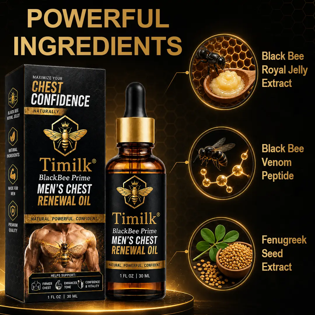BlackBee Prime Men's Chest Renewal Oil - Image 12