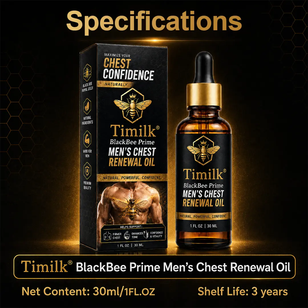 BlackBee Prime Men's Chest Renewal Oil - Image 13