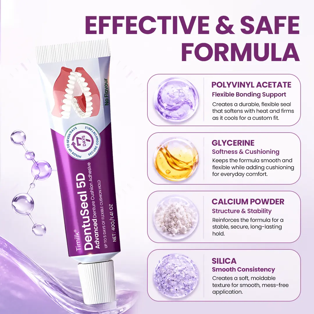 DentuSeal 5D Advanced Denture Cushion Adhesive - Image 10