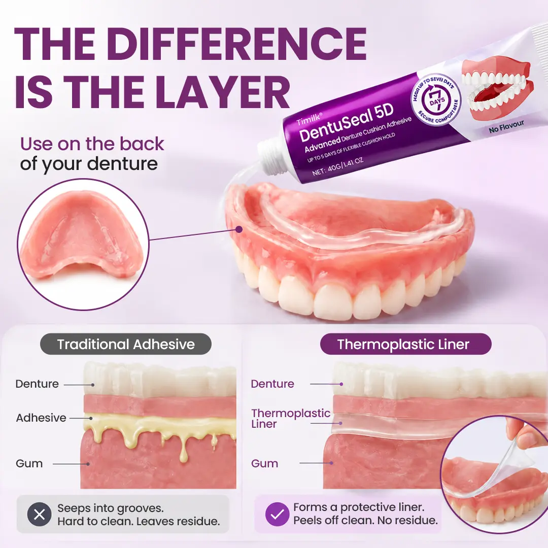 DentuSeal 5D Advanced Denture Cushion Adhesive - Image 5
