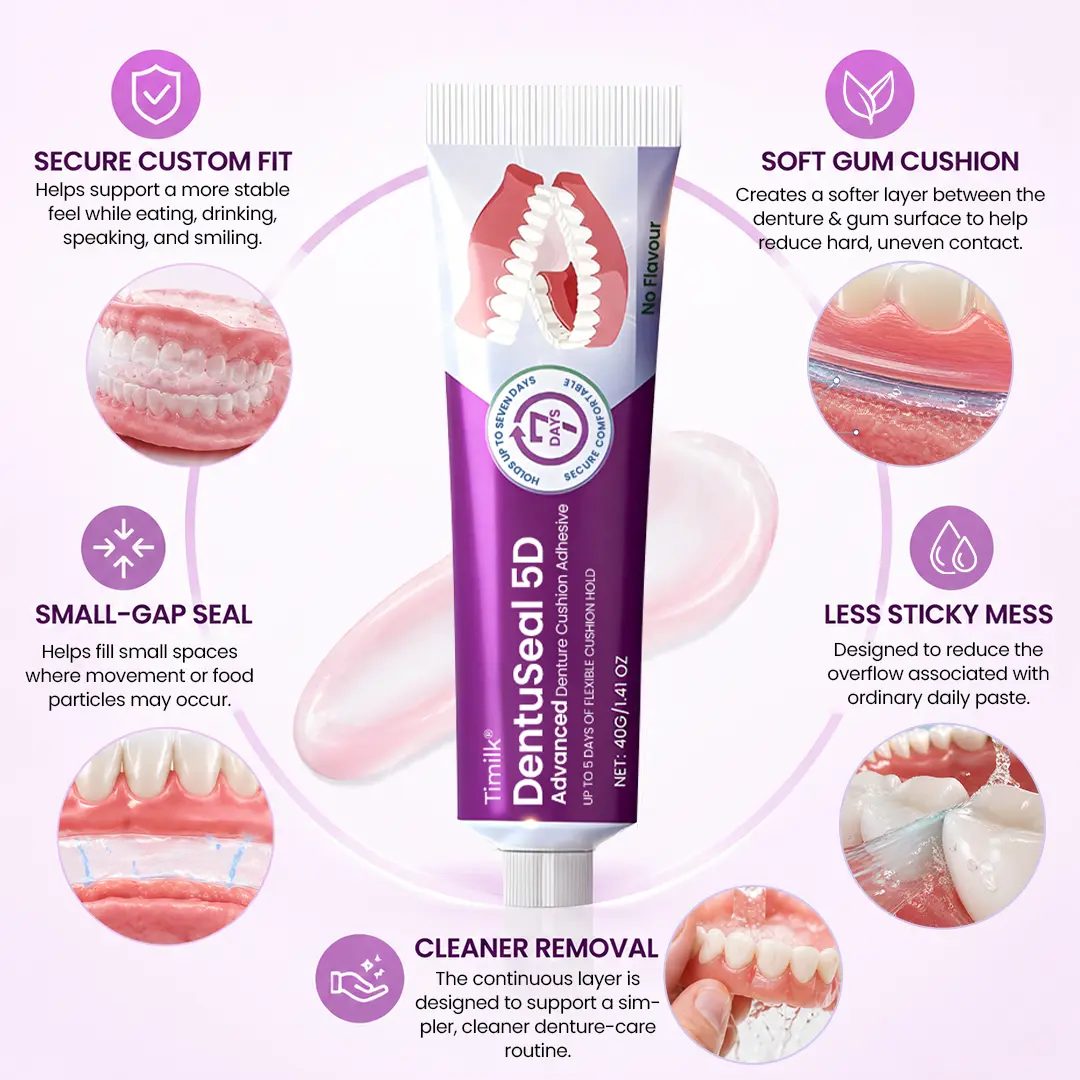 DentuSeal 5D Advanced Denture Cushion Adhesive - Image 8