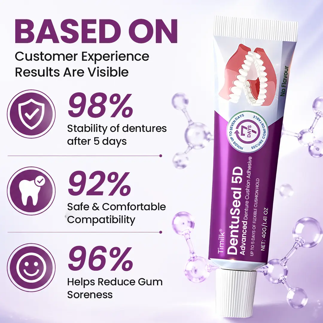 DentuSeal 5D Advanced Denture Cushion Adhesive - Image 9