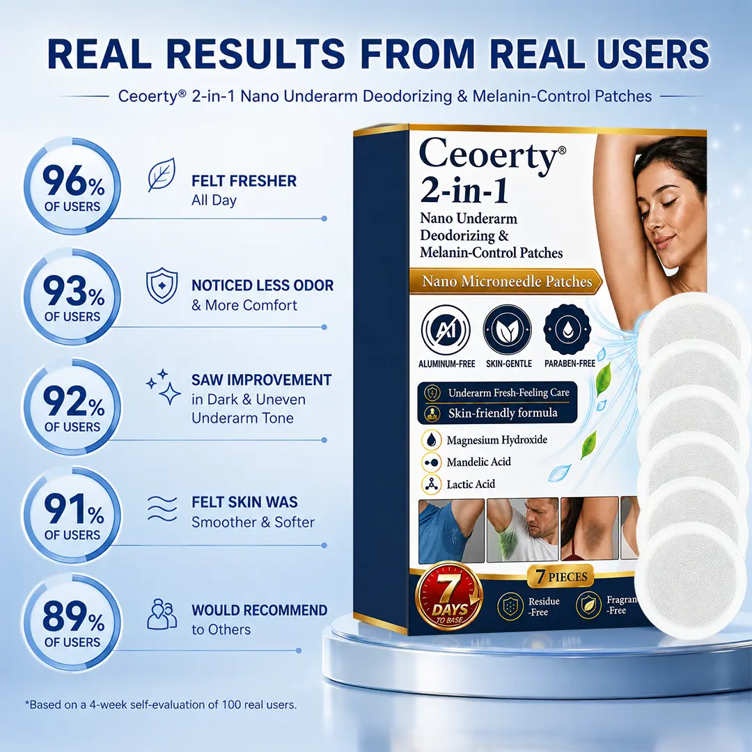 2-in-1 Nano Underarm Deodorizing & Melanin-Control Patches - Image 9
