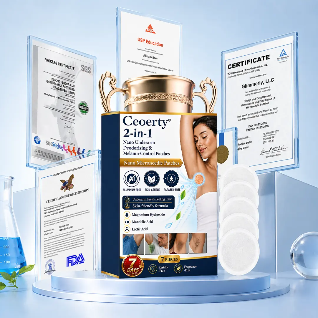 2-in-1 Nano Underarm Deodorizing & Melanin-Control Patches - Image 11