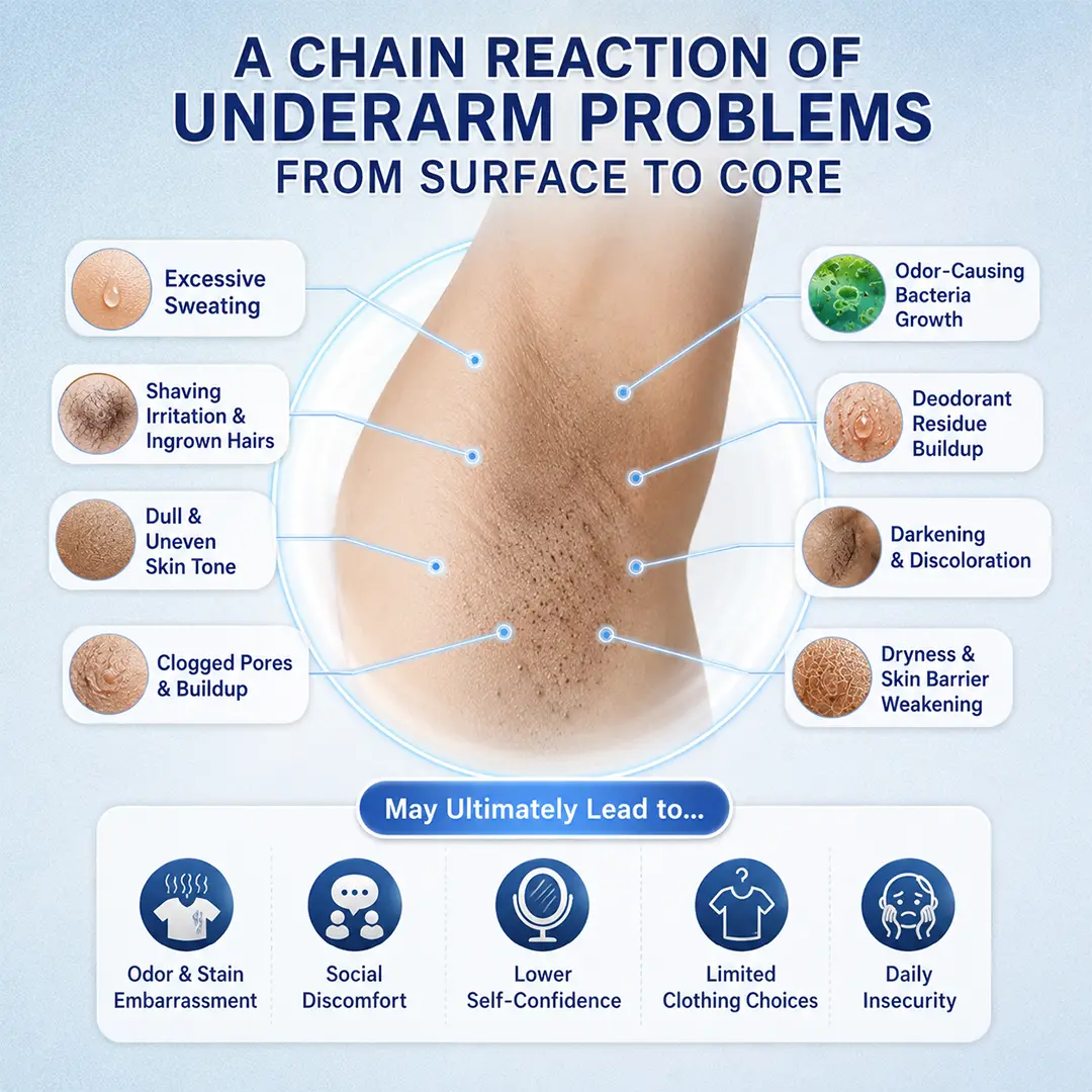 2-in-1 Nano Underarm Deodorizing & Melanin-Control Patches - Image 3