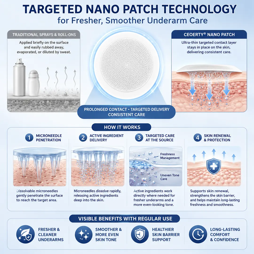 2-in-1 Nano Underarm Deodorizing & Melanin-Control Patches - Image 4