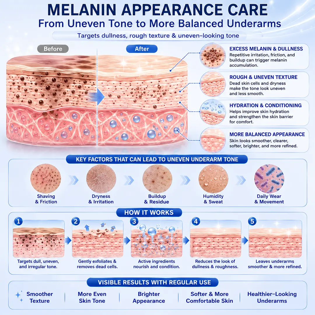 2-in-1 Nano Underarm Deodorizing & Melanin-Control Patches - Image 7