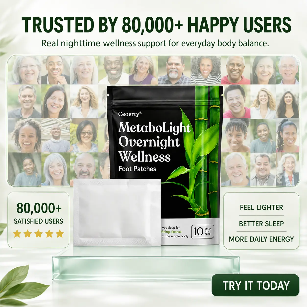 MetaboLight Overnight Wellness Foot Patches - Image 3
