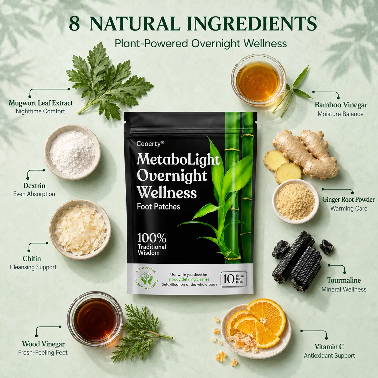 MetaboLight Overnight Wellness Foot Patches - Image 6