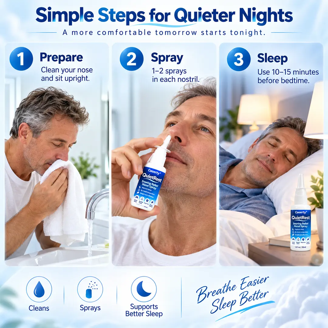 QuietRest Snoring Relief Nasal Spray - Image 8