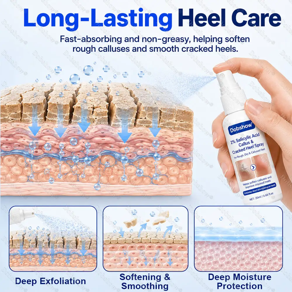 2% Salicylic Acid Callus & Cracked Heel Spray - Image 6