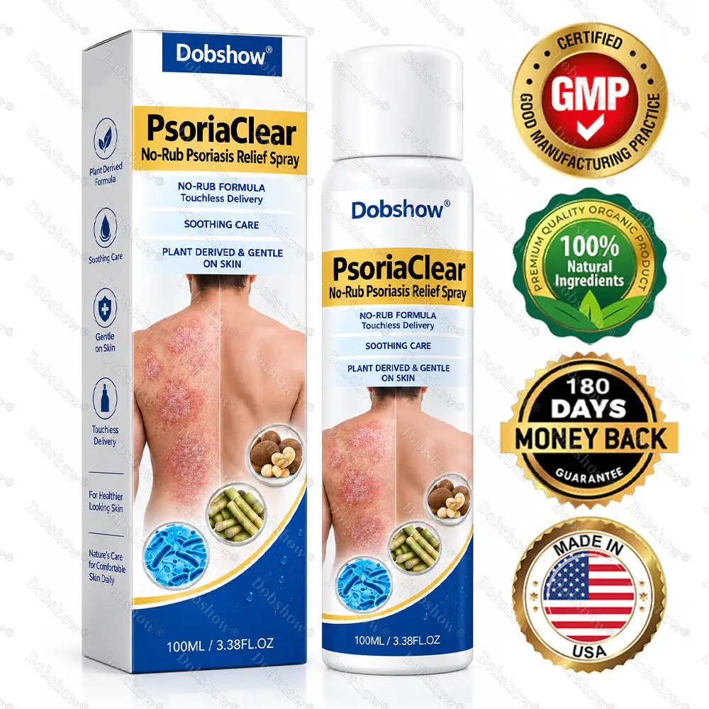 PsoriaClear No-Rub Psoriasis Relief Spray