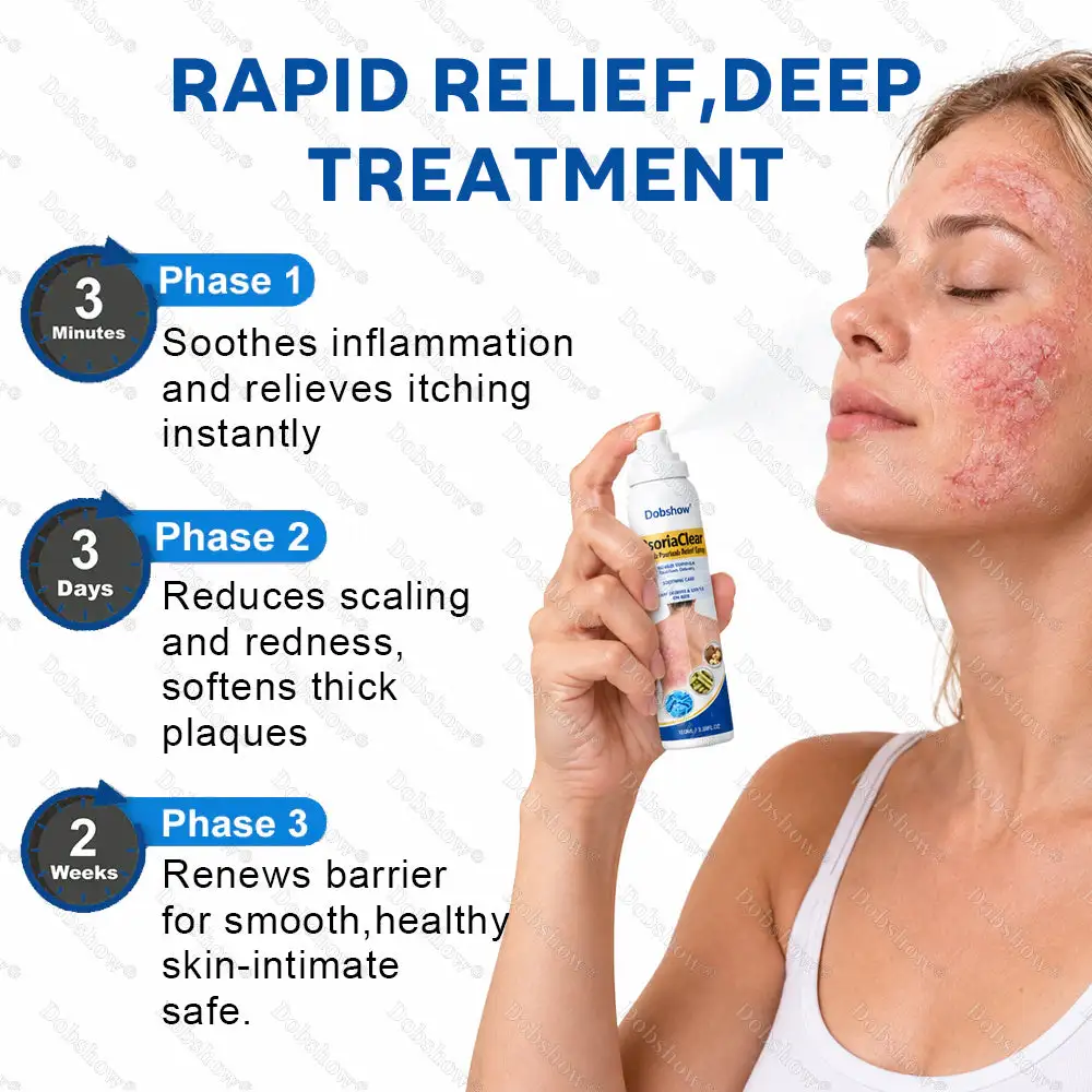 PsoriaClear No-Rub Psoriasis Relief Spray - Image 3