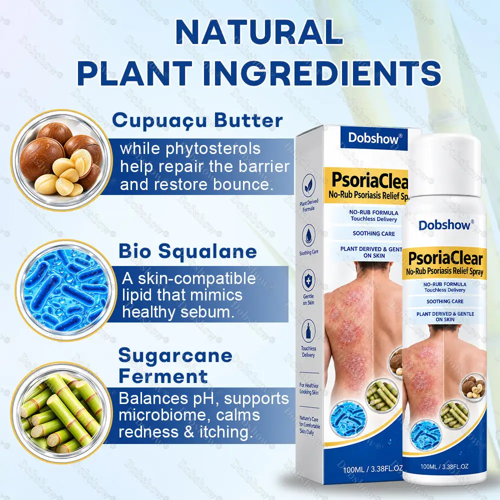 PsoriaClear No-Rub Psoriasis Relief Spray - Image 4